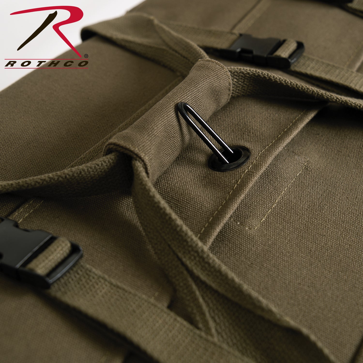 Rothco GI Type Enhanced Canvas Duffle Bag - 75 Liter, Heavy-Duty Military-Style Gear Bag