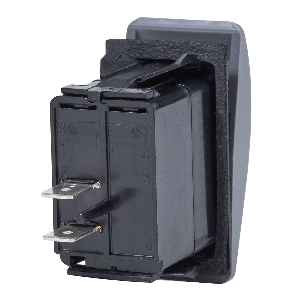 Blue Sea Systems 8231 Water-Resistant Contura III Switch – OFF-(ON) – Grey