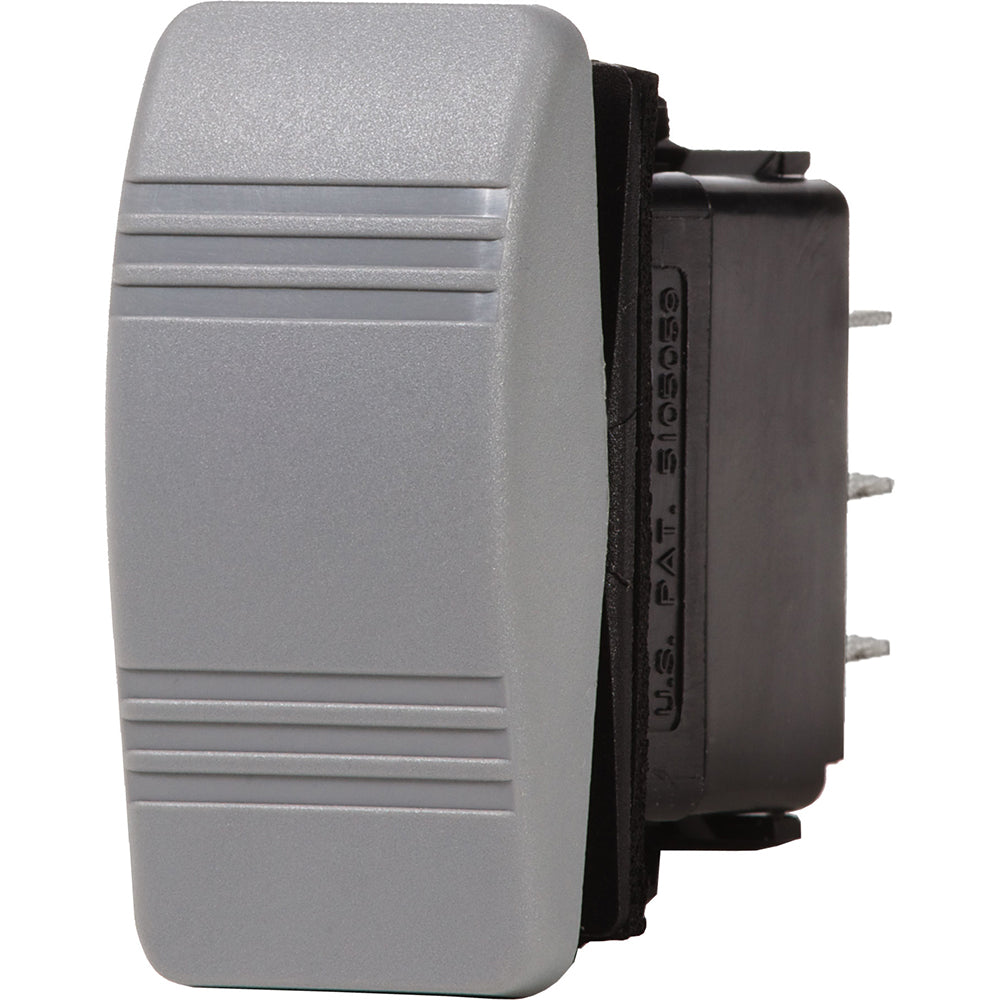 Blue Sea Systems 8231 Water-Resistant Contura III Switch – OFF-(ON) – Grey