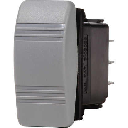 Blue Sea Systems 8231 Water-Resistant Contura III Switch – OFF-(ON) – Grey