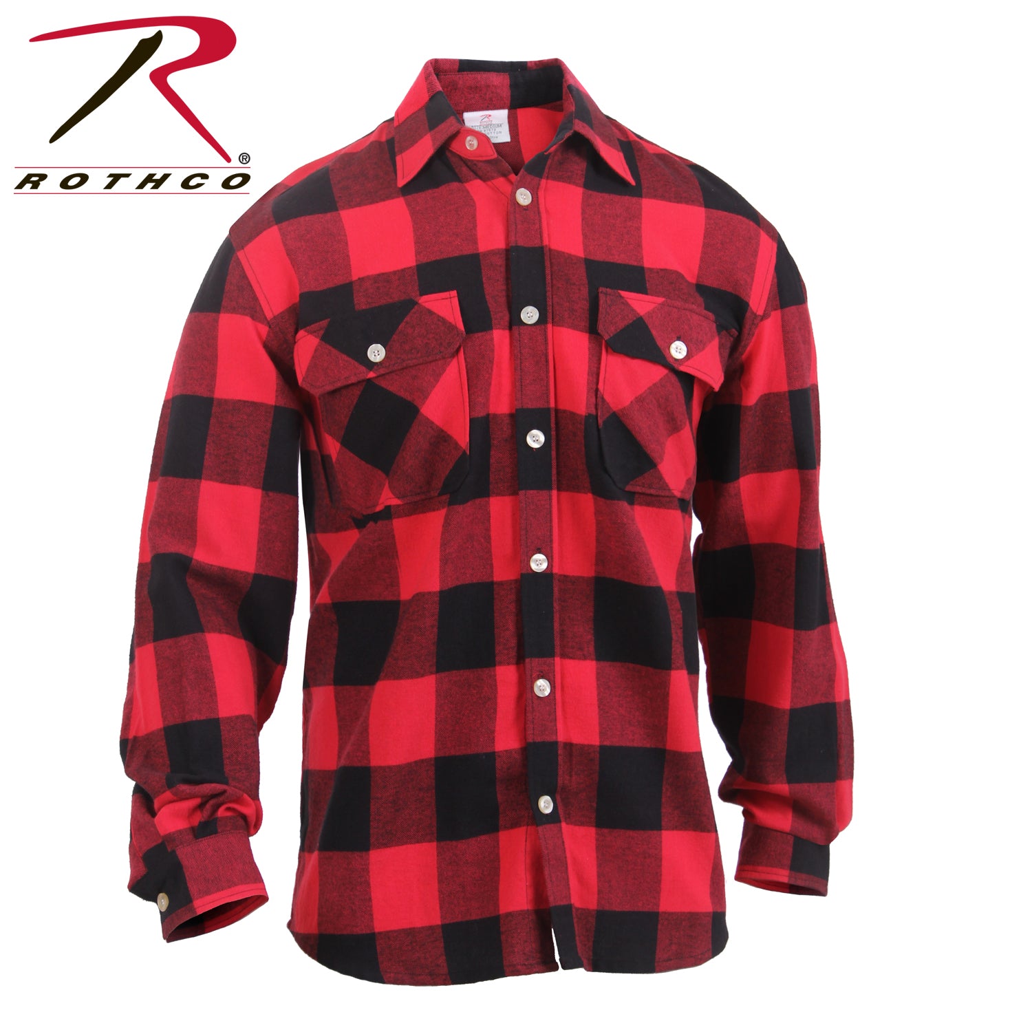 Rothco Lightweight Flannel Shirt Size M for Men - Comfortable & Breathable Cotton