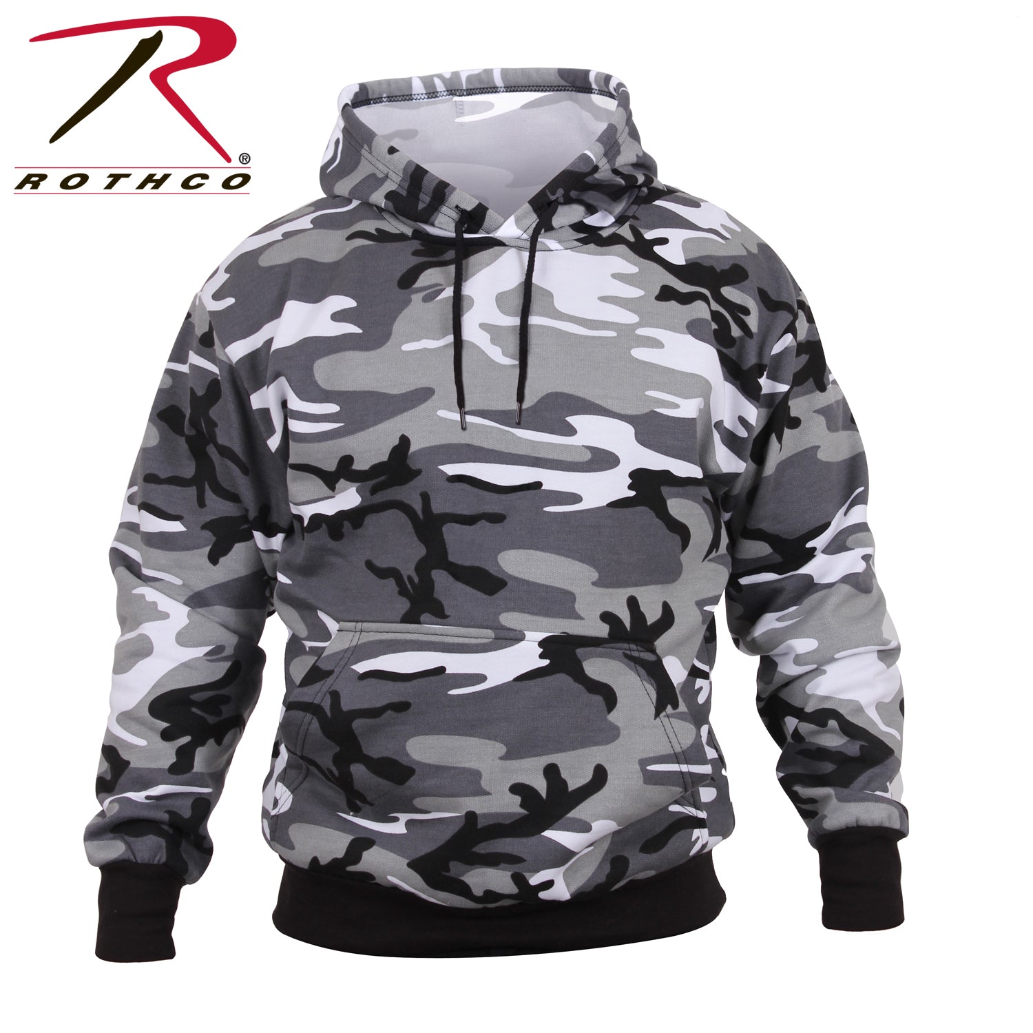 Rothco City Camo Pullover Hooded Sweatshirt Size XL