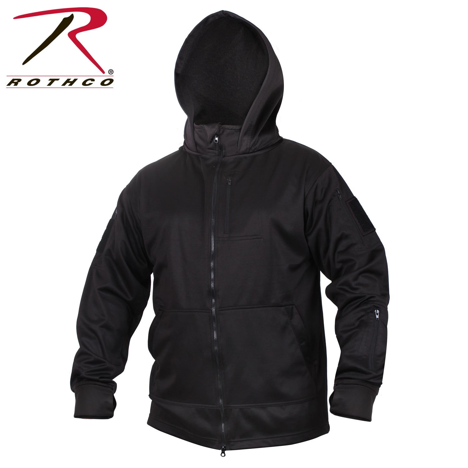 Rothco Tactical Zip Up Hoodie Size 3XL – Rugged Performance Fleece Hoodie with Multiple Pockets and Enhanced Protection