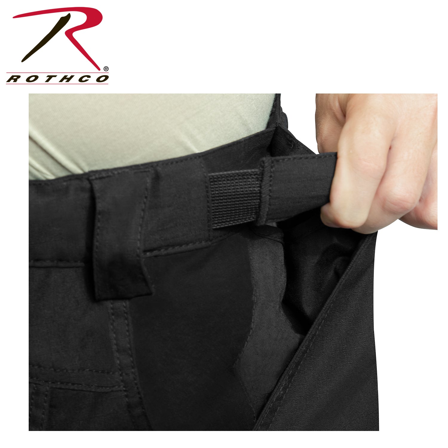 Rothco Tactical 10-8 Lightweight Field Pants Black Size 46W x 31L