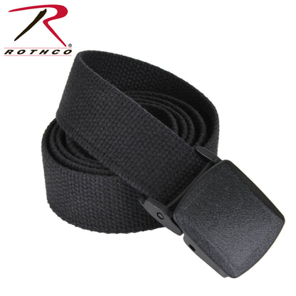 Rothco Military Plastic Buckle Web Belt - 54 Inch, Durable Cotton Tactical Belt