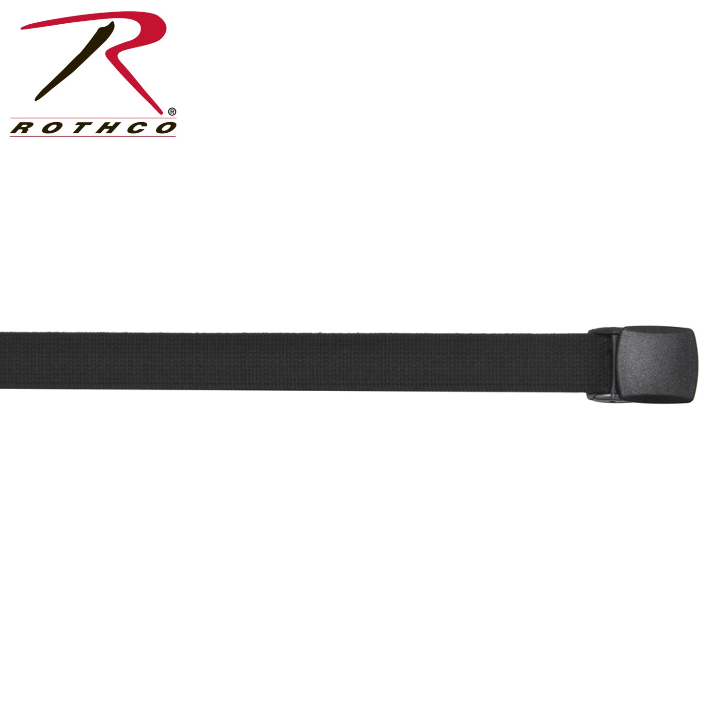 Rothco Military Plastic Buckle Web Belt - 54 Inch, Durable Cotton Tactical Belt