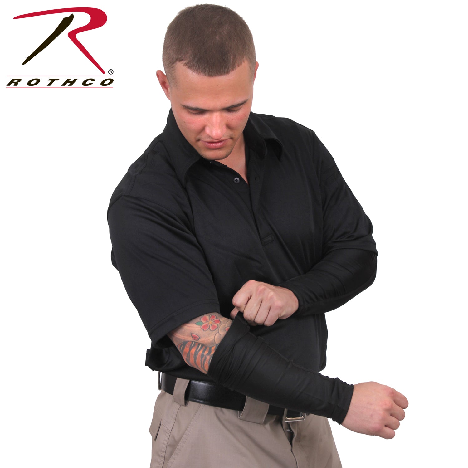 Rothco Tactical Cover Up Sleeves Black Size S / M