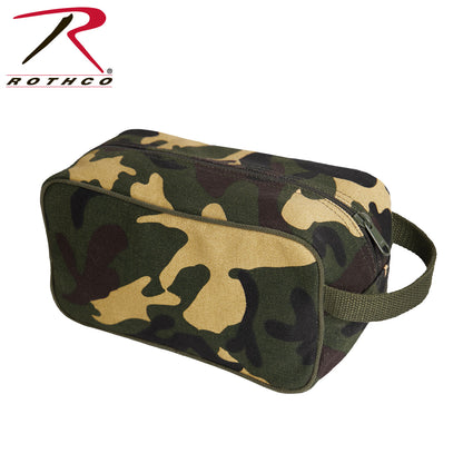 Rothco Canvas Travel Dopp Kit in Woodland Camo, Part Number 2726
