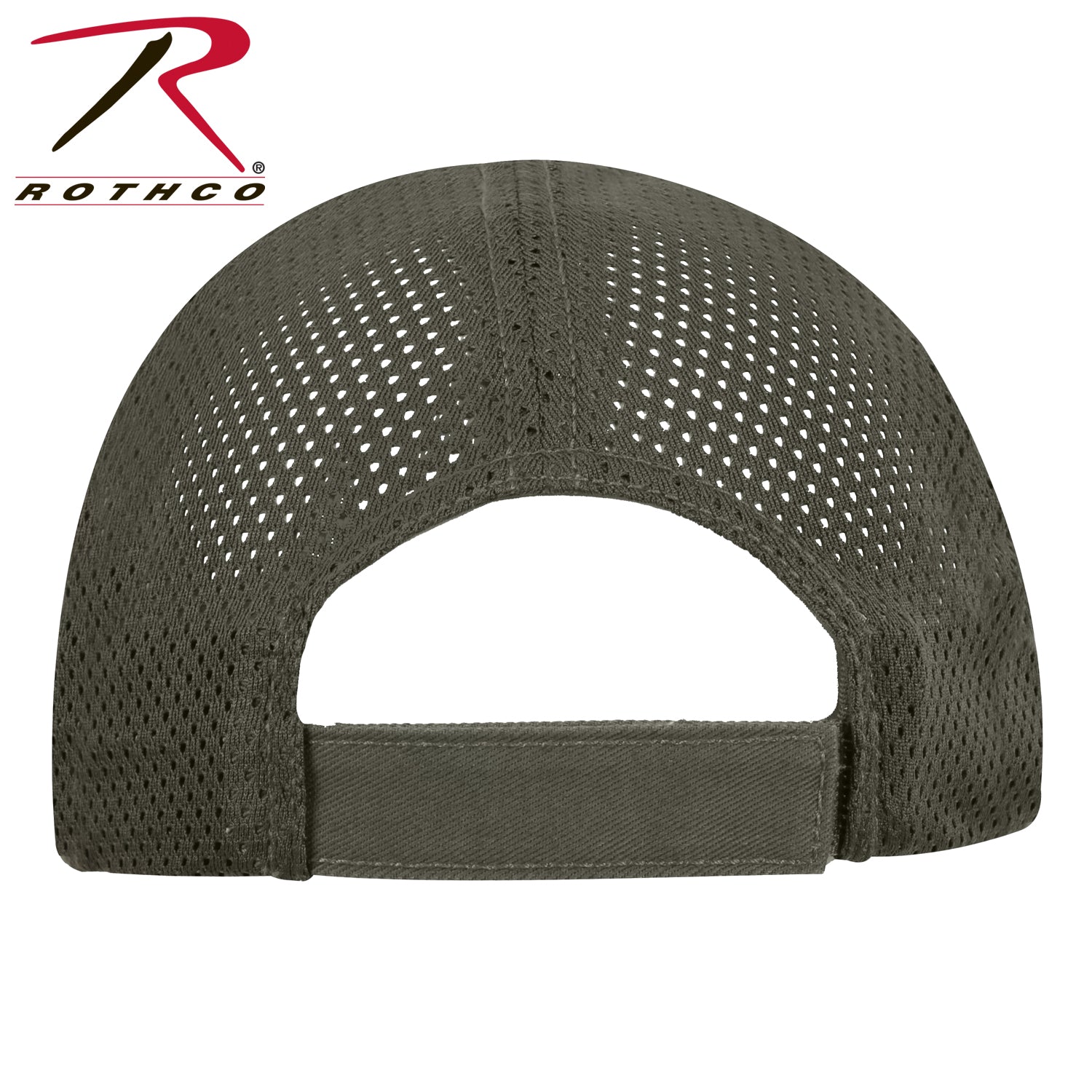 Rothco Tactical Mesh Back Cap with Embroidered US Flag in Olive Drab