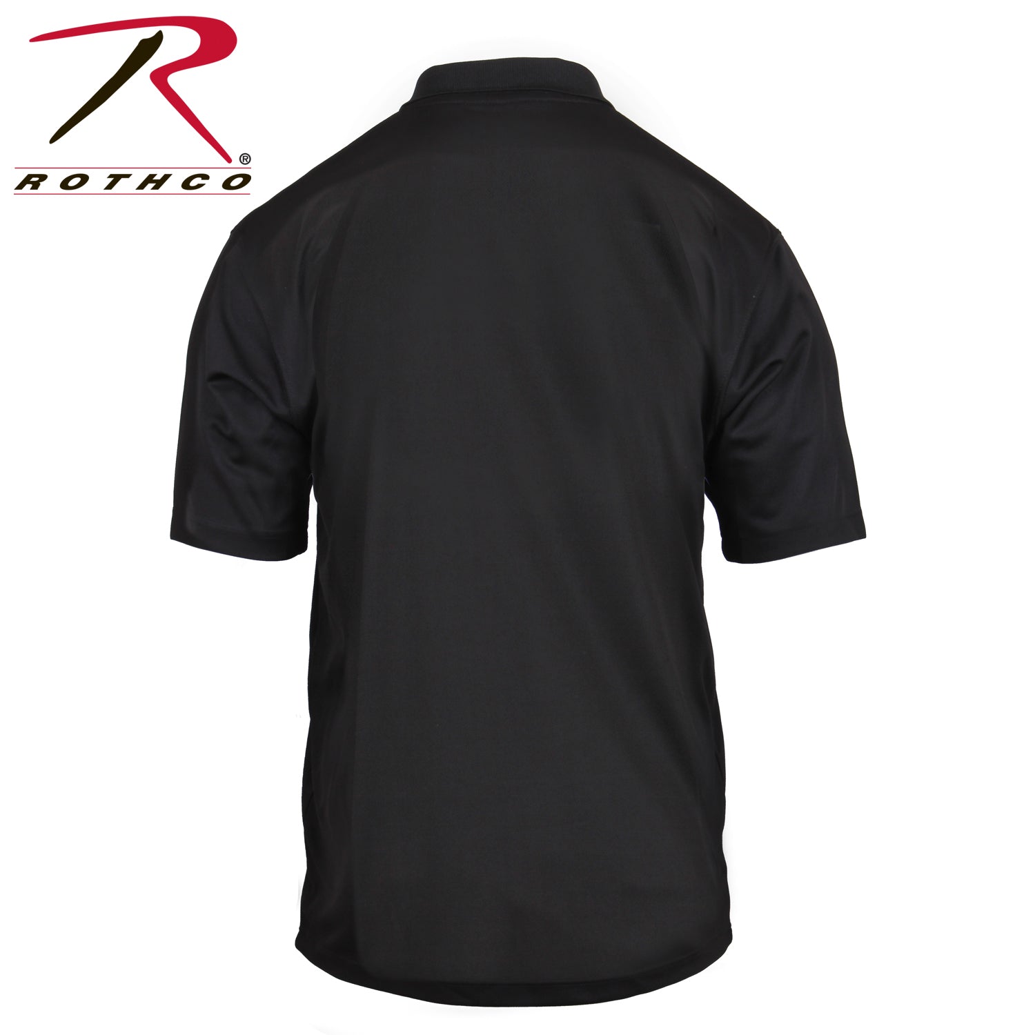 Rothco Moisture Wicking Polo Shirt in Black – Size Large