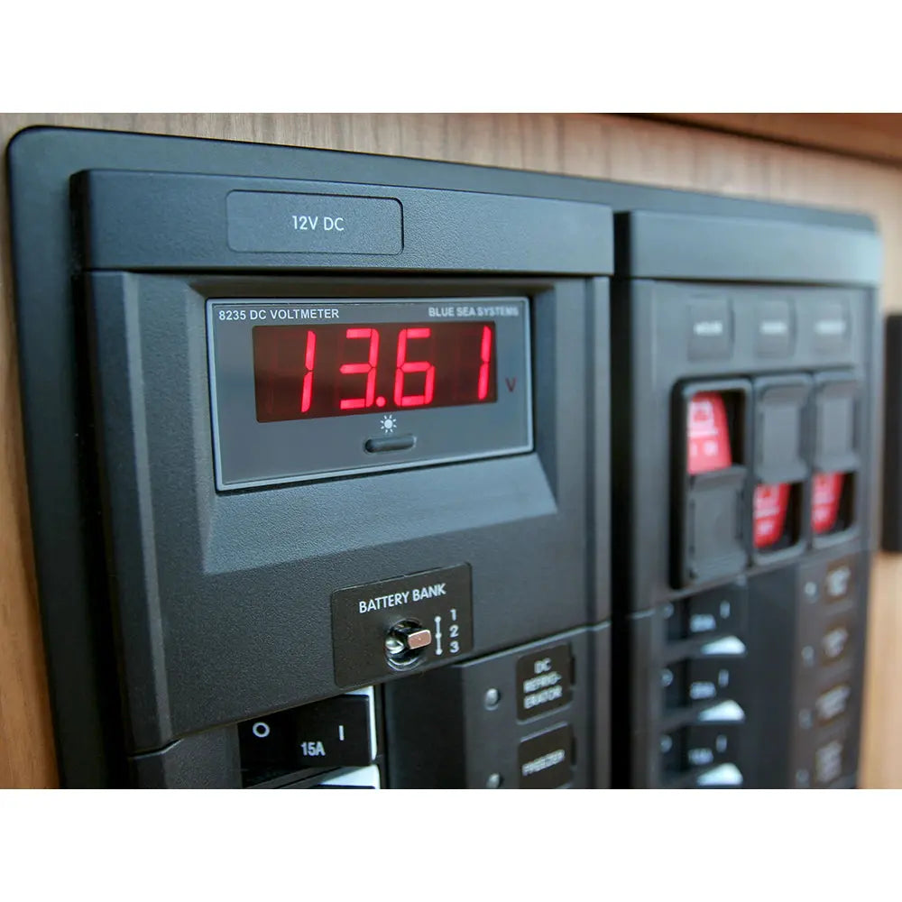Blue Sea Systems 8235 DC Digital Voltmeter for 12V to 42V Systems