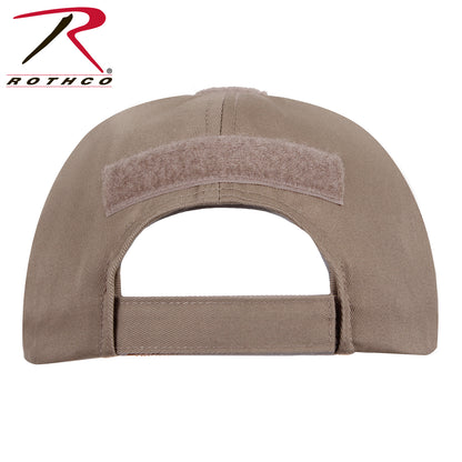 Rothco Tactical Operator Cap with US Flag in Khaki - Adjustable Service Style Hat