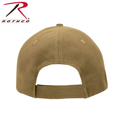 Rothco USMC Eagle, Globe and Anchor / US Flag Low Profile Cap - Coyote Brown
