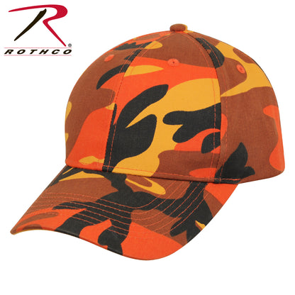 Rothco Supreme Camo Low Profile Cap in Savage Orange Camo