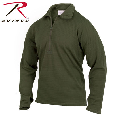 Rothco ECWCS Gen III Mid-Weight Underwear Top (Level II) Olive Drab Size 3XL