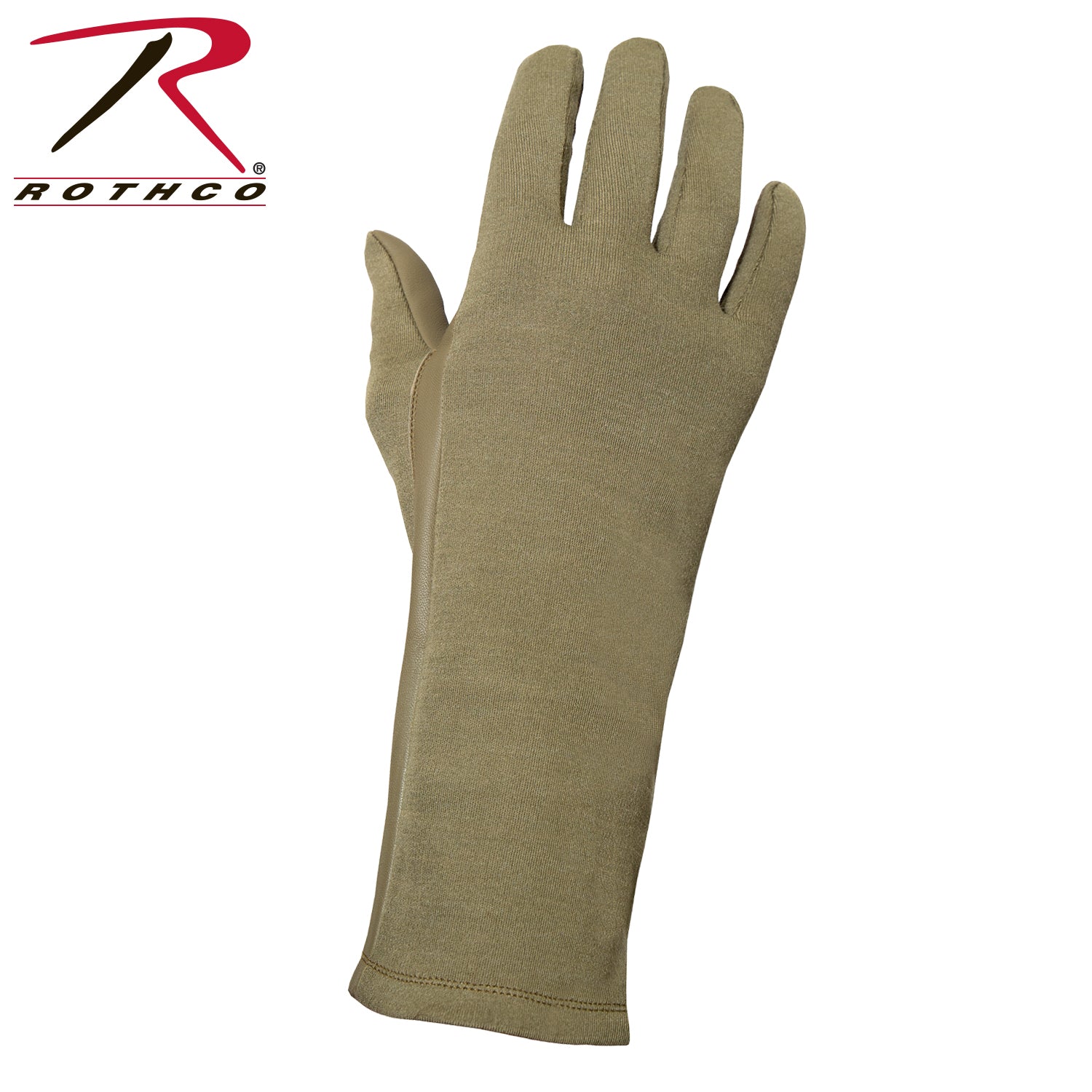 Rothco G.I. Type Flame & Heat Resistant Flight Gloves AR 670-1 Coyote Brown Size 7