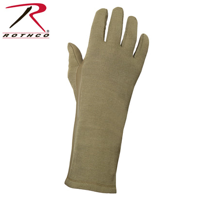 Rothco G.I. Type Flame & Heat Resistant Flight Gloves AR 670-1 Coyote Brown Size 7