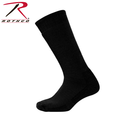 Rothco Mid-Calf Boot Sock Black Size M – Durable and Comfortable for Rugged Use