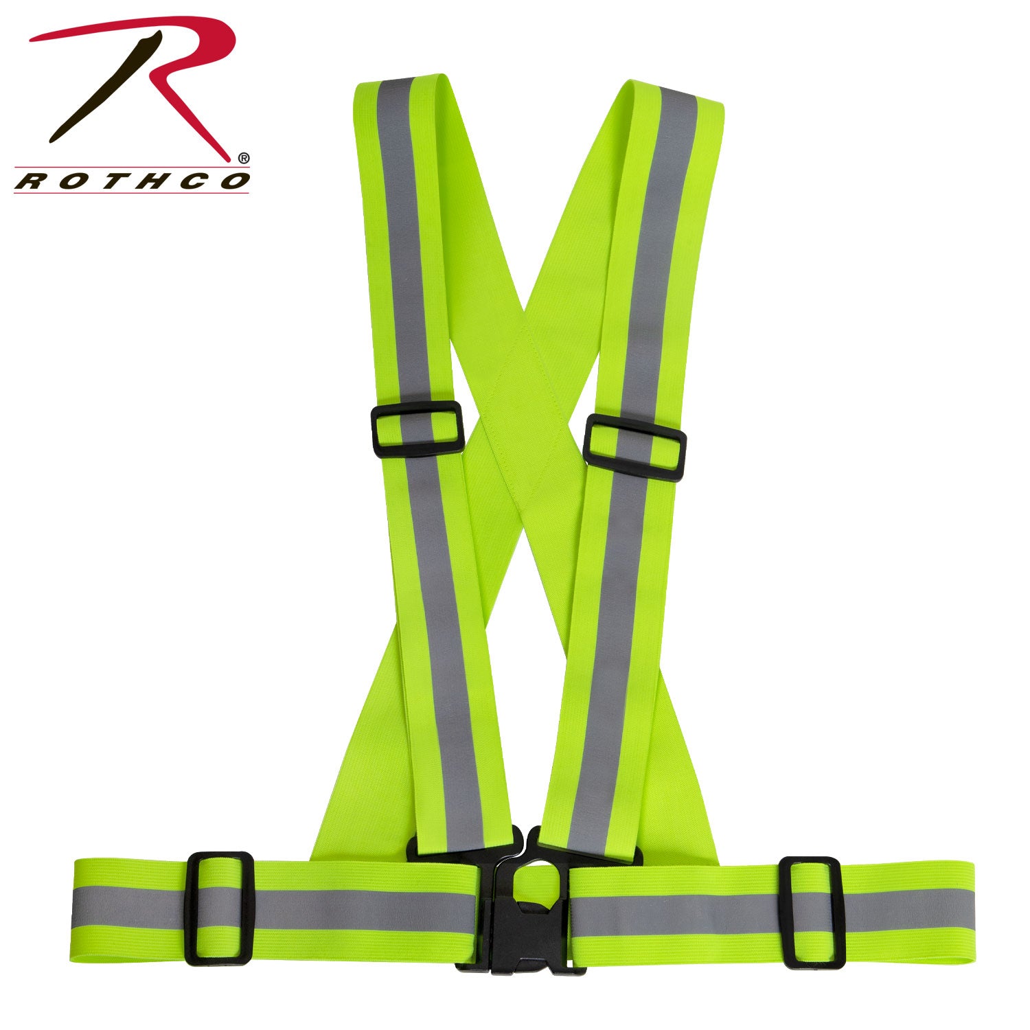Rothco Elastic Reflective Hi-Vis PT Harness Part Number 6039 for Night Running and Training