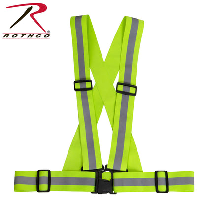 Rothco Elastic Reflective Hi-Vis PT Harness Part Number 6039 for Night Running and Training