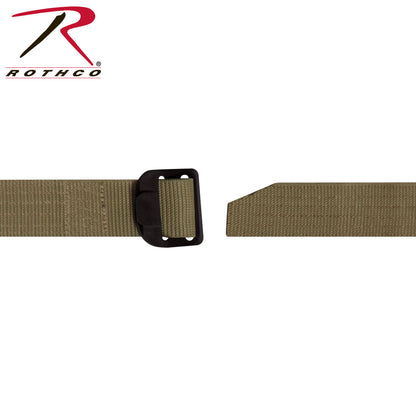 Rothco Reversible Airport Friendly Riggers Belt - Black / Coyote, Size Small