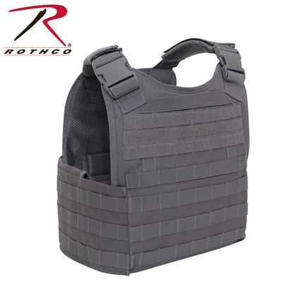 Rothco MOLLE Plate Carrier Vest - Size Regular, Grey (Part #1823)