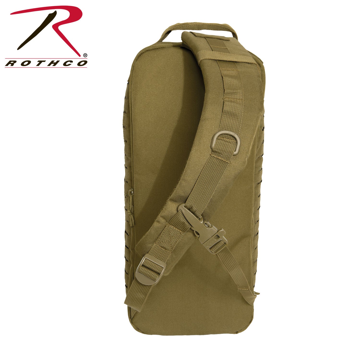 Rothco Tactical Single Sling Pack with Laser Cut MOLLE in Coyote Brown – Part 2235