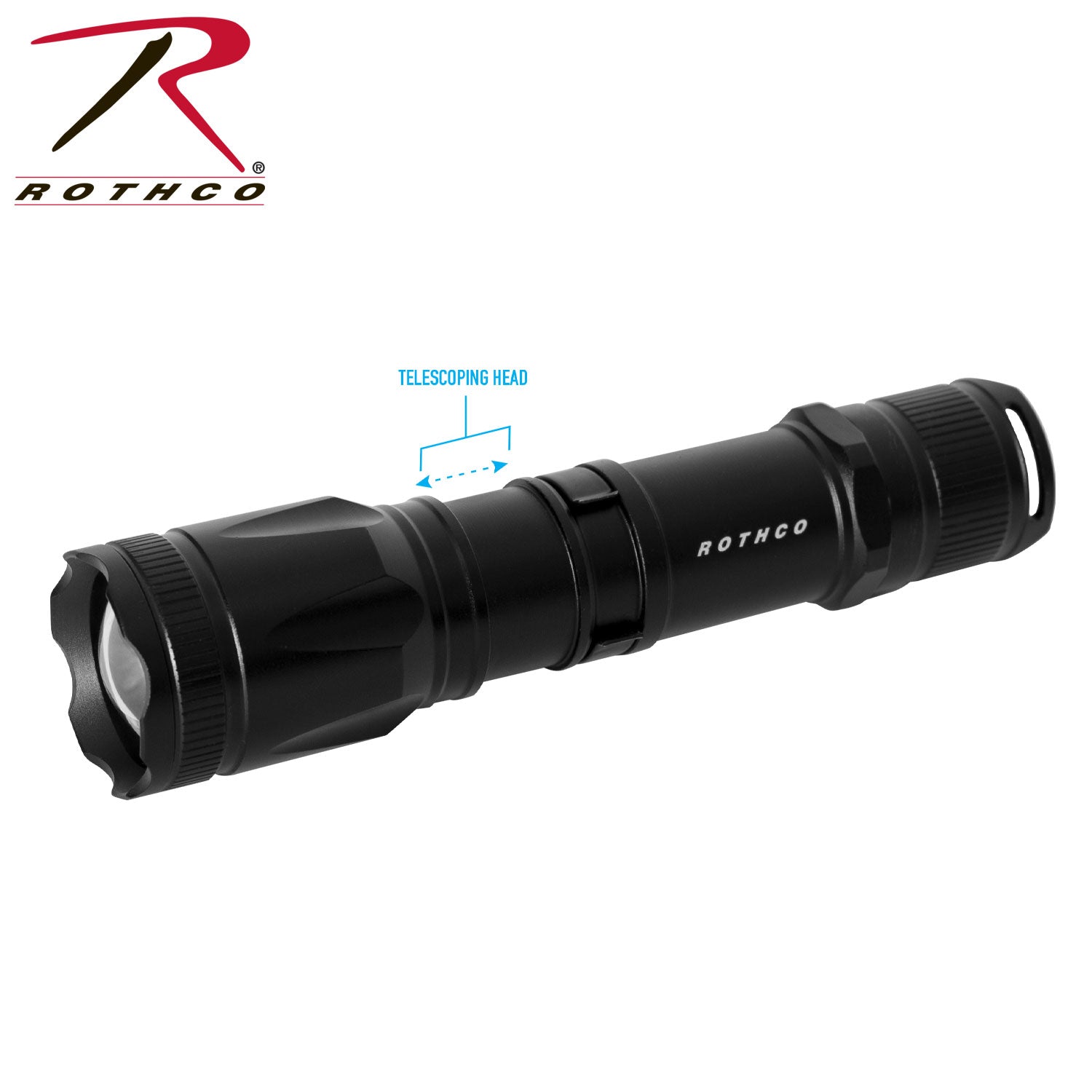 Rothco 10-Watt Cree LED Flashlight - Compact Tactical and Outdoor Light