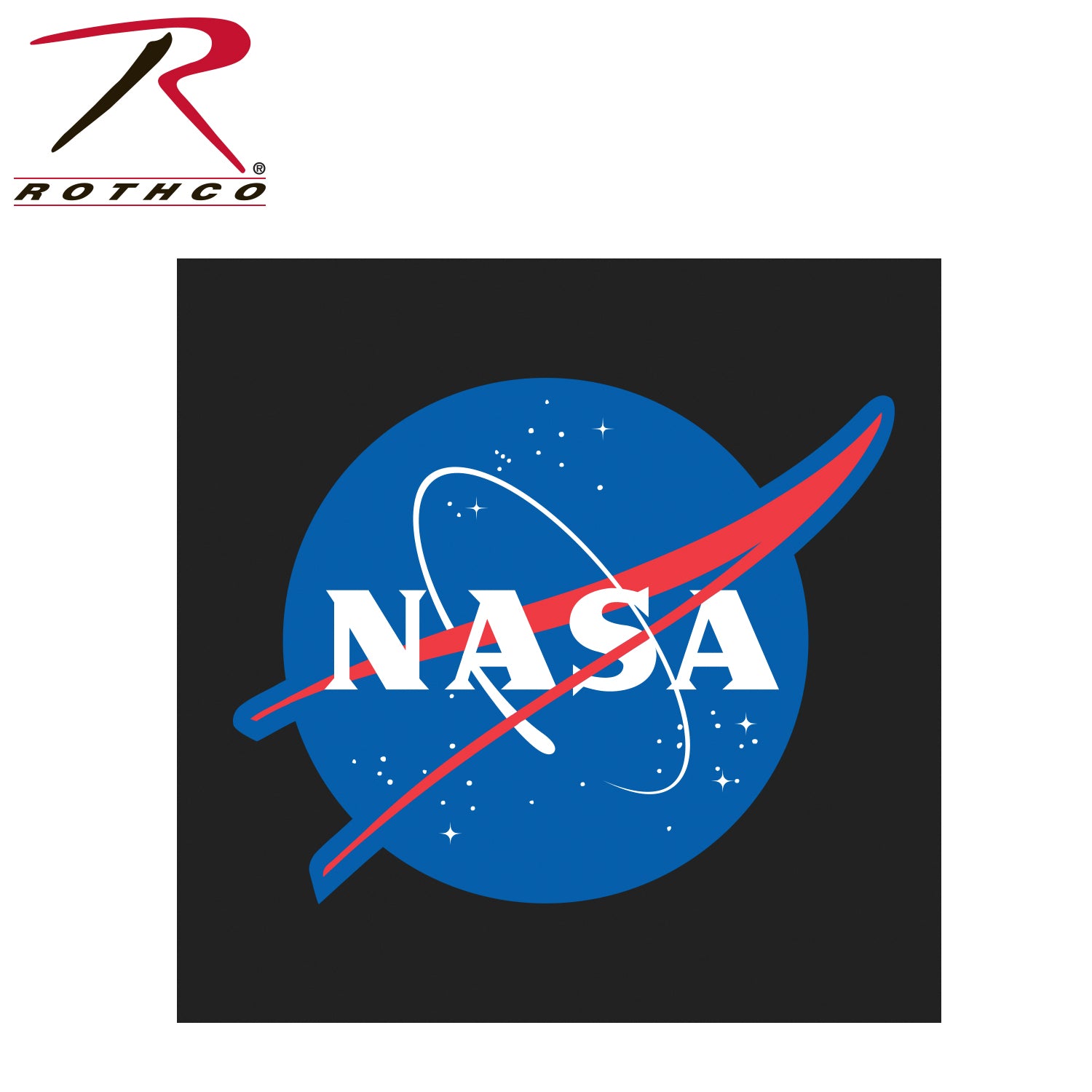 Rothco Authentic NASA Logo T-Shirt Size Large – Space Exploration Graphic Tee