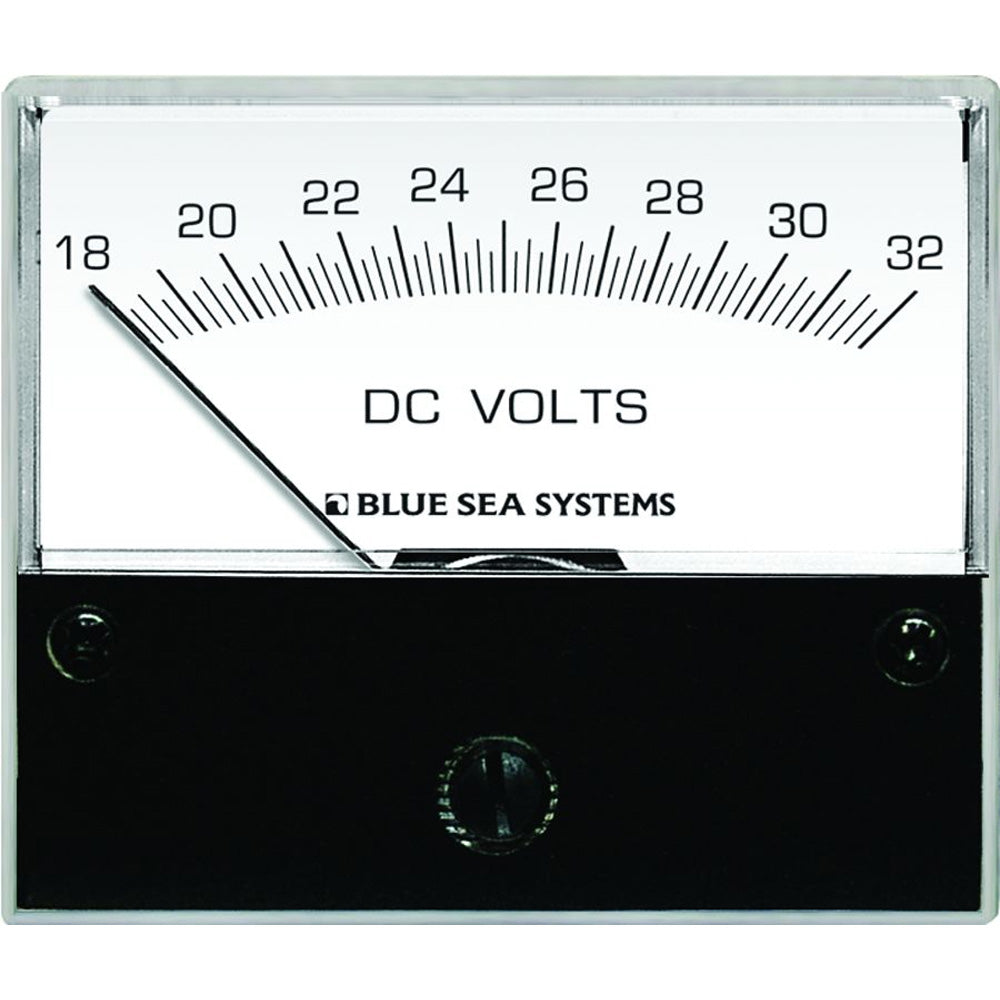 Blue Sea Systems 8240 DC Analog Voltmeter - 2-3/4 Inch Face, 18-32 Volts DC