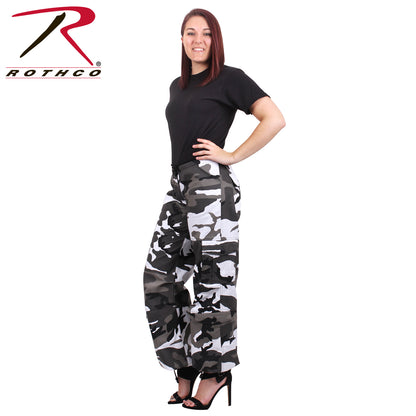Rothco Women's Paratrooper Camo Fatigue Pants - City Camo, Size M