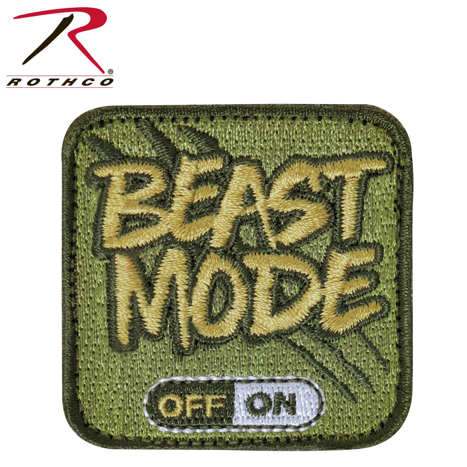 Rothco Beast Mode Patch with Hook Back – Tactical Morale Badge for Gear
