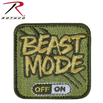 Rothco Beast Mode Patch with Hook Back – Tactical Morale Badge for Gear