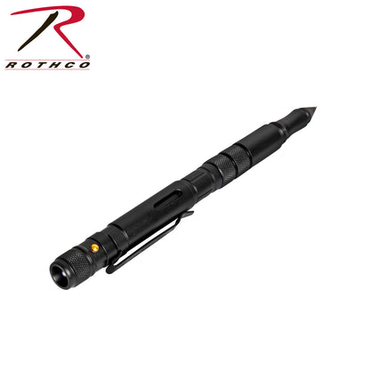 Rothco Tactical Pen and Flashlight – Multi-Function Emergency Tool with Built-in Light, Blades, and Glass Breaker