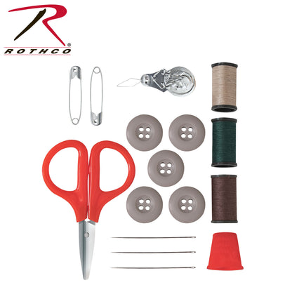 Rothco BDU Sewing Repair Kit with Needles, Threads, and Tools - Part Number 1197