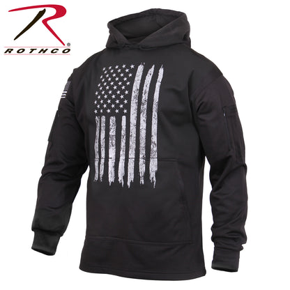 Rothco Concealed Carry U.S. Flag Hoodie Black Size 3XL
