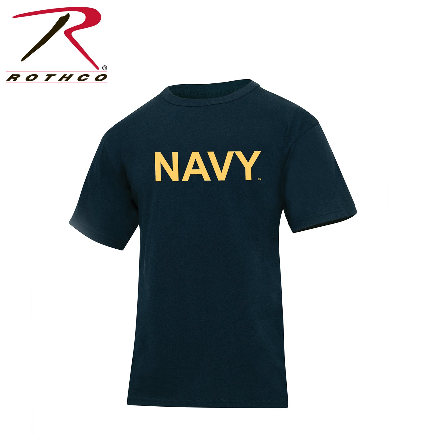 Rothco Navy T-Shirt - Navy Blue, Size 2XL, U.S. Navy Support and Style