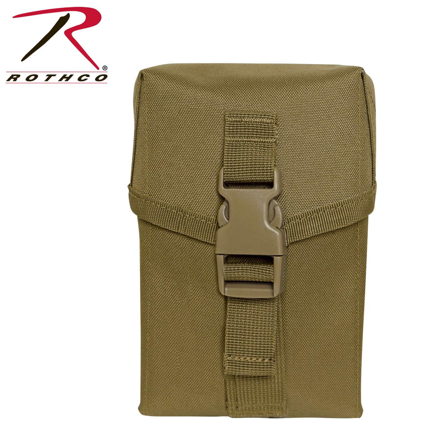 Rothco MOLLE II 100 Round SAW Pouch in Coyote Brown - Tactical Ammunition Storage