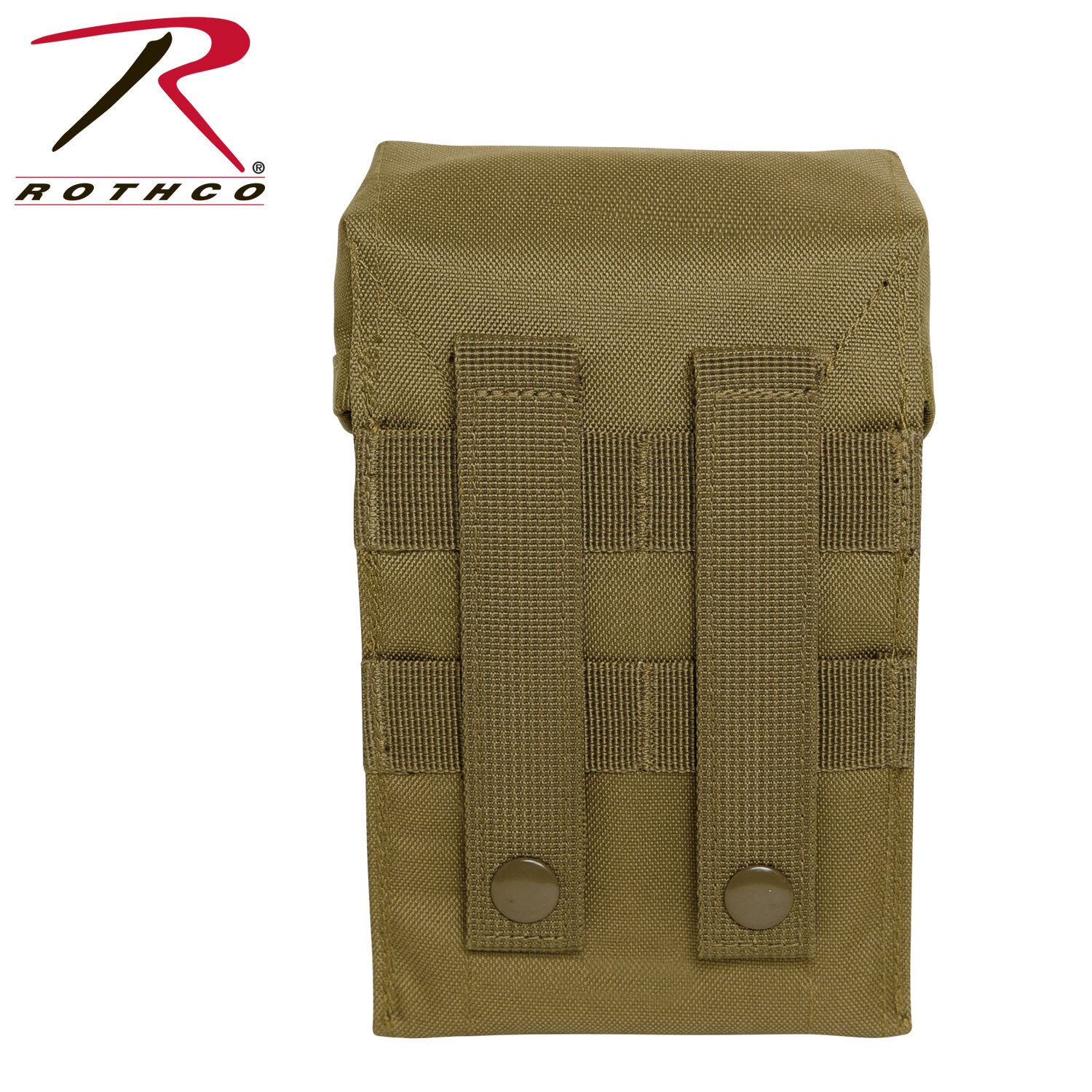 Rothco MOLLE II 100 Round SAW Pouch in Coyote Brown - Tactical Ammunition Storage