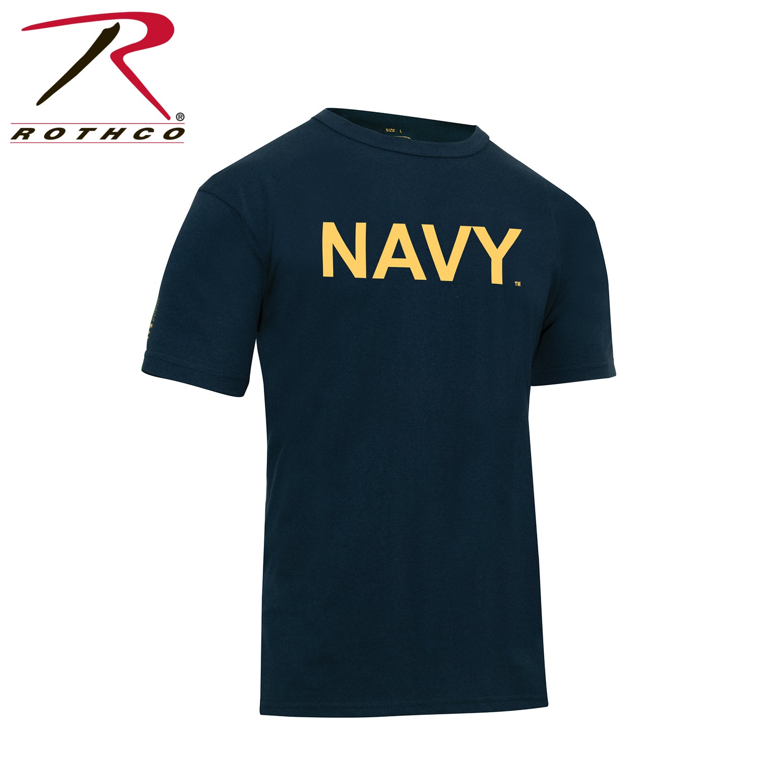 Rothco Navy T-Shirt - Navy Blue, Size 2XL, U.S. Navy Support and Style