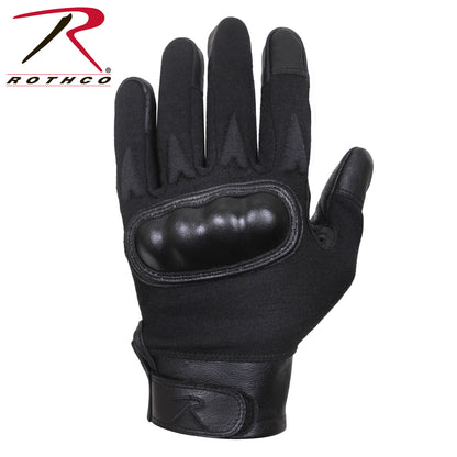 Rothco Hard Knuckle Cut and Fire-Resistant Tactical Gloves Size Small in Black, Model 2805-BK-S
