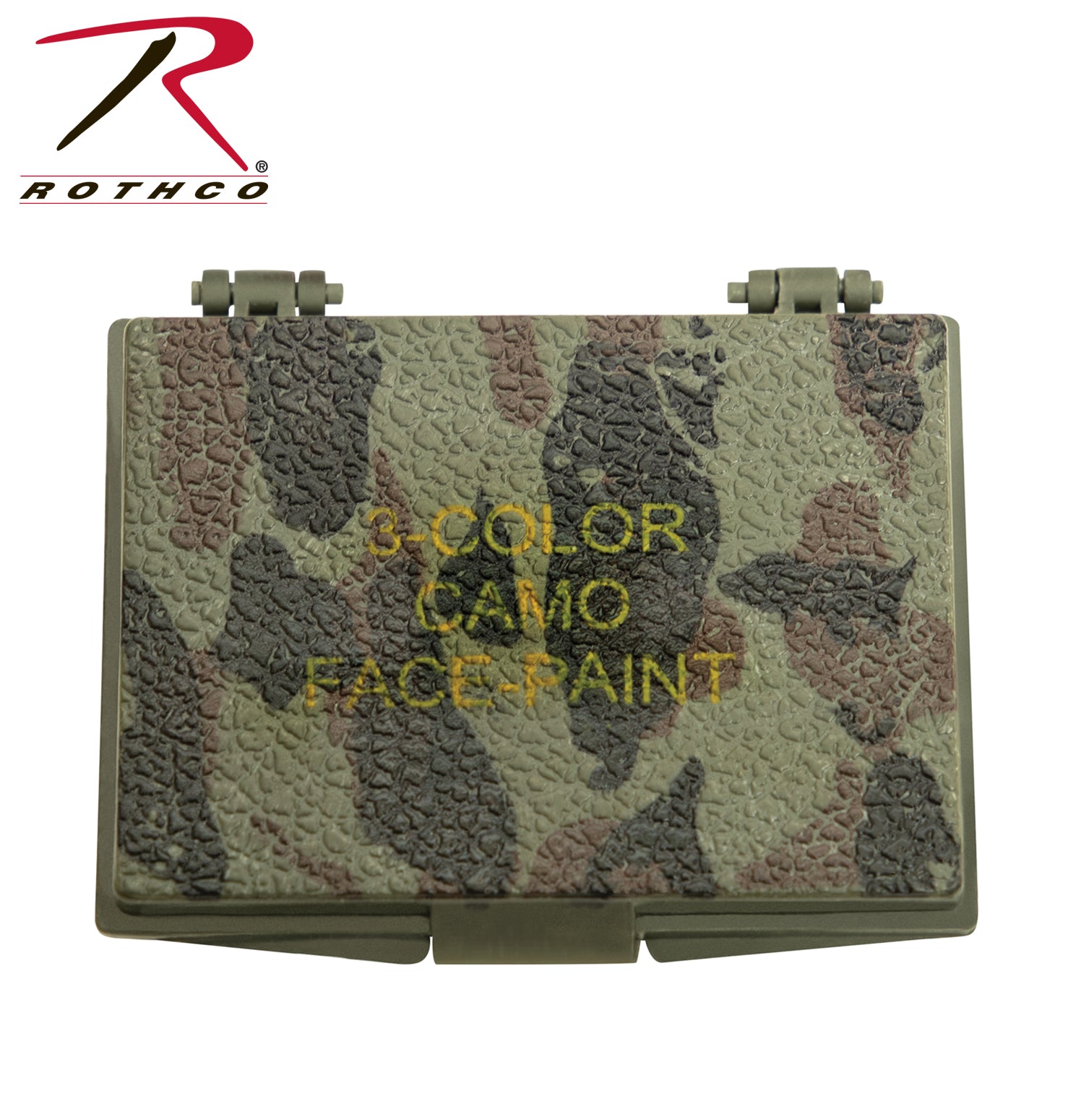 Rothco 3 Color Camo Face Paint Compact - Brown, Tan, Loam for Hunting & Military Use