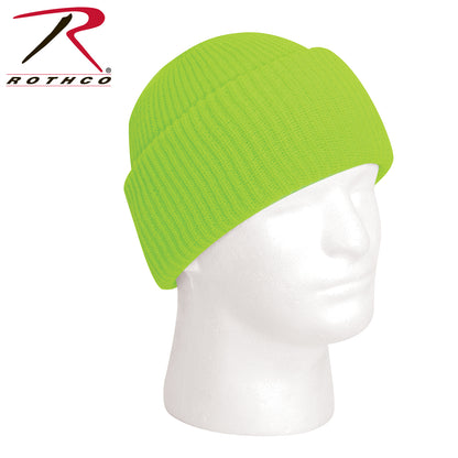 Rothco Acrylic Watch Cap in Safety Green – Warm Winter Headwear for Outdoor Activities