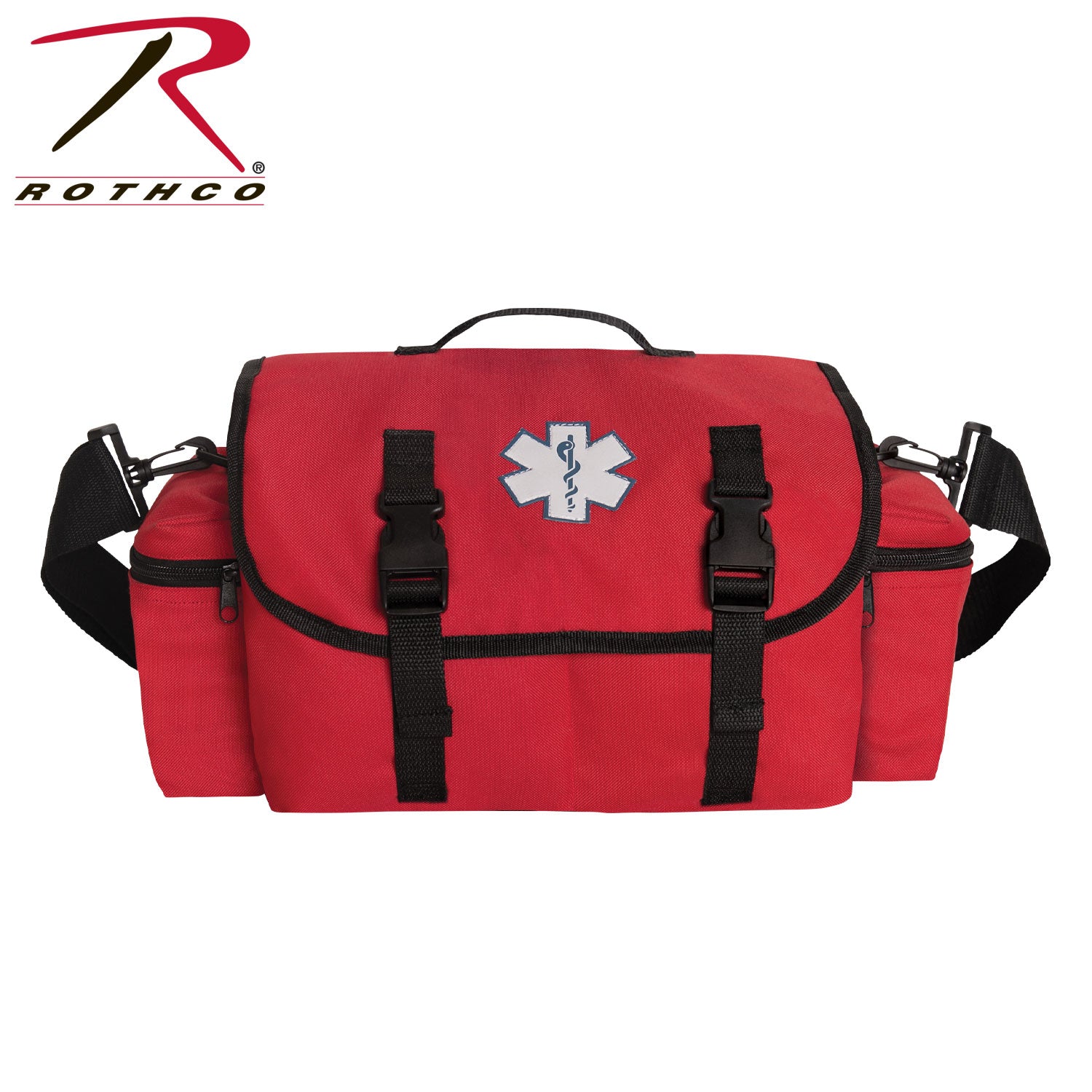 Rothco Medical Rescue Response Bag in Red – Versatile Emergency Medical Equipment Organizer