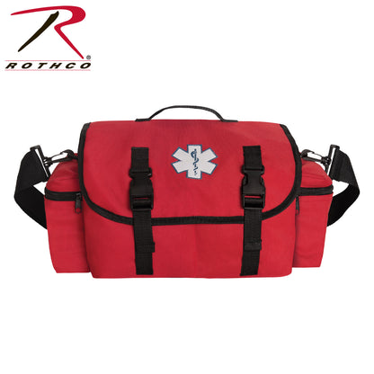 Rothco Medical Rescue Response Bag in Red – Versatile Emergency Medical Equipment Organizer