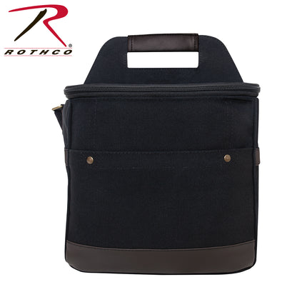 Rothco Canvas Insulated Cooler Bag Black, Part Number 2609