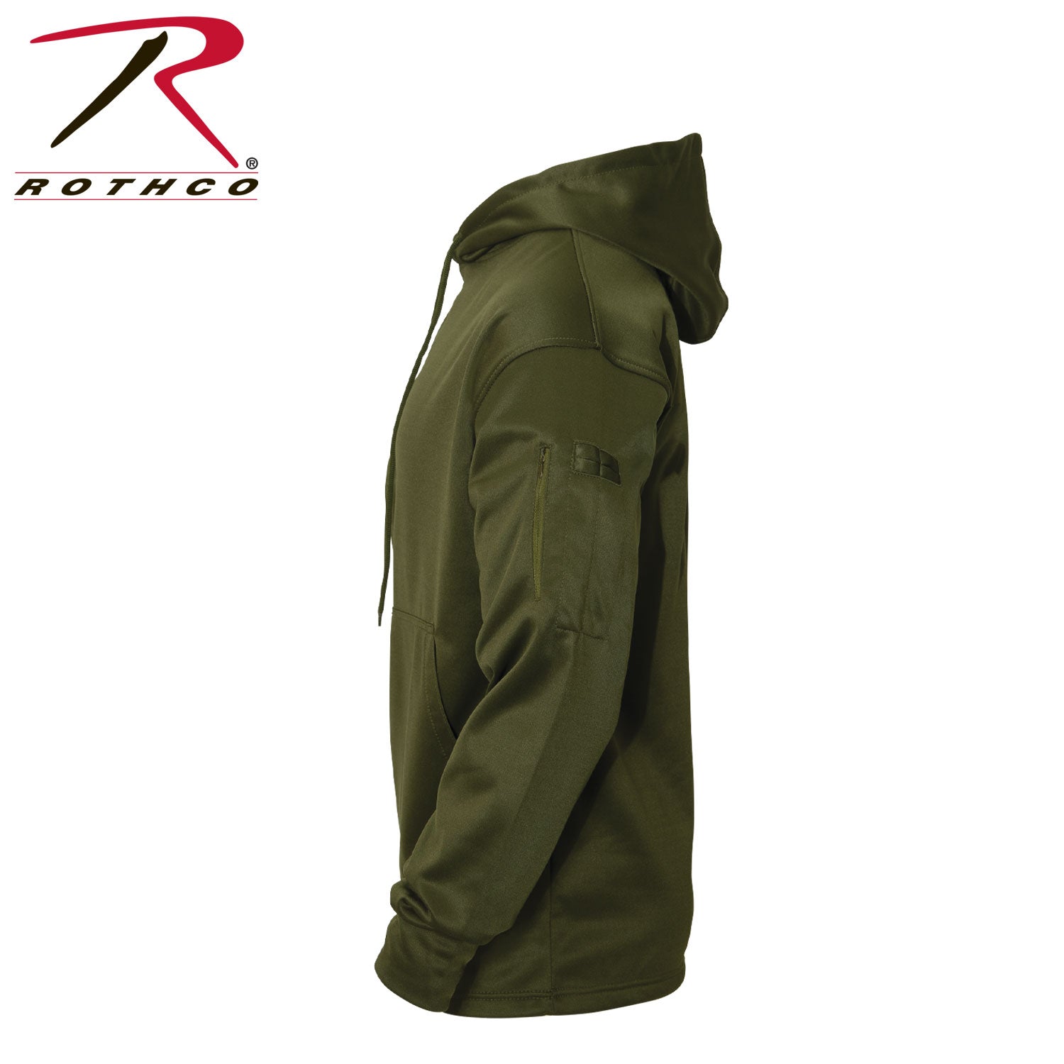 Rothco Concealed Carry Hoodie Olive Drab Size Small – Discreet Carry & All-Day Comfort