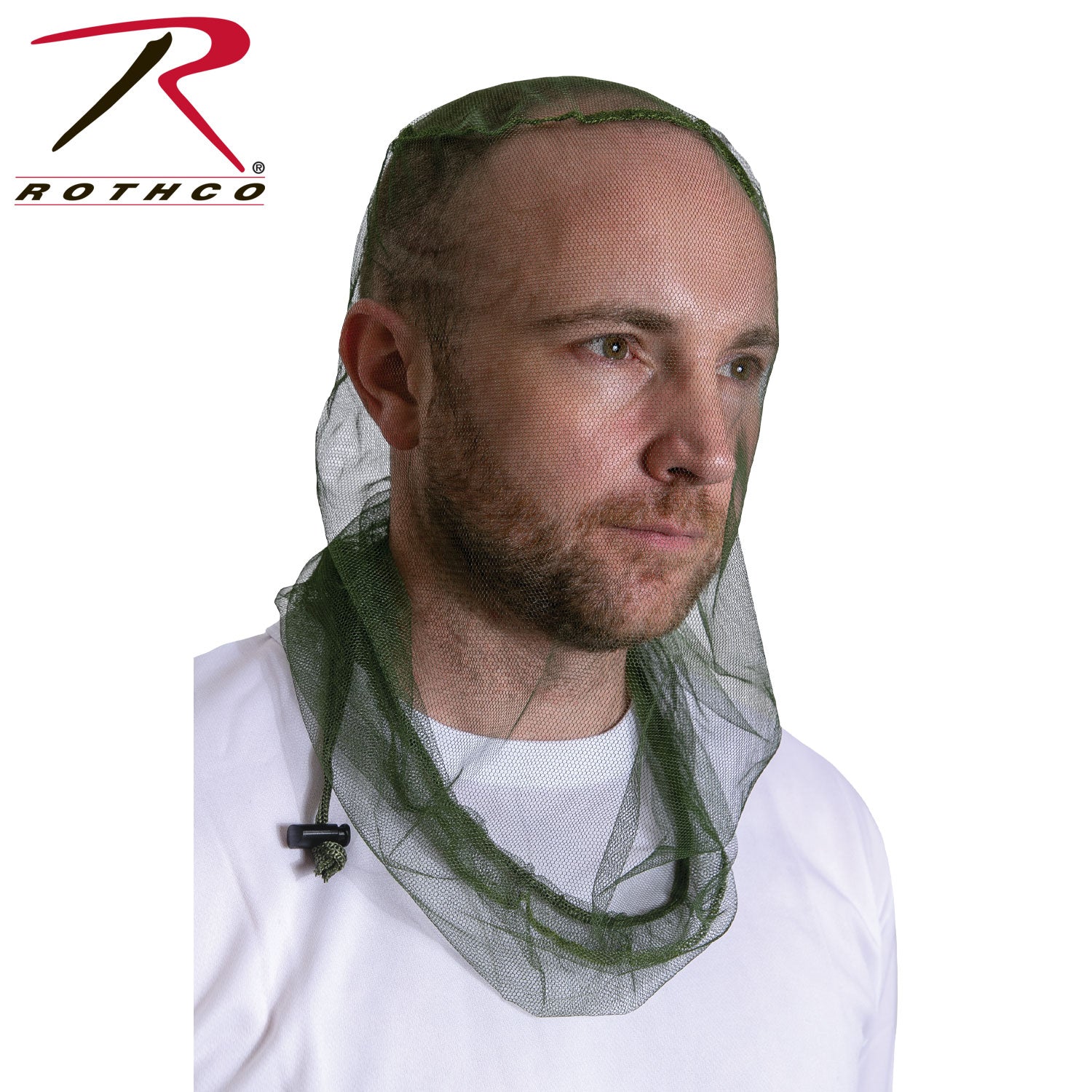 Rothco Deluxe Long Length Mosquito Headnet with Adjustable Fit