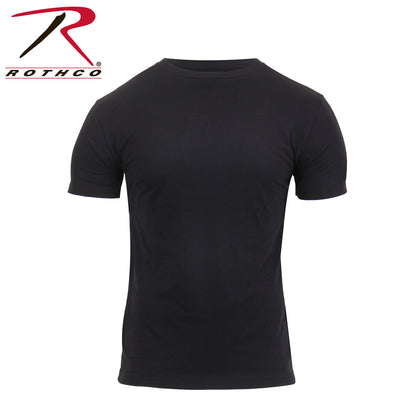 Rothco Athletic Fit Solid Color T-Shirt Black Size Medium