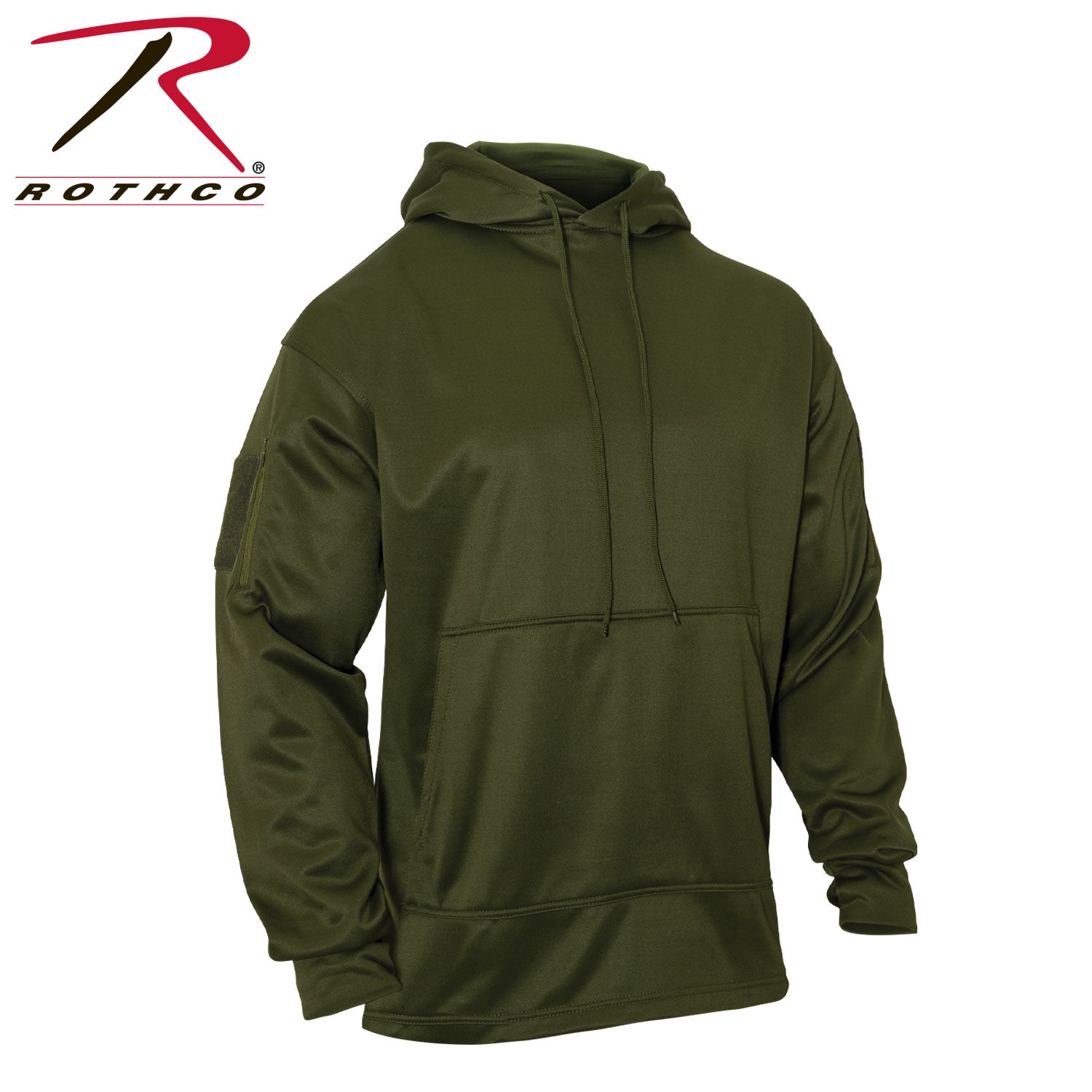 Rothco Concealed Carry Hoodie Olive Drab Size 3XL - Discreet Tactical Sweatshirt with Secure Storage and Moisture-Wicking Comfort